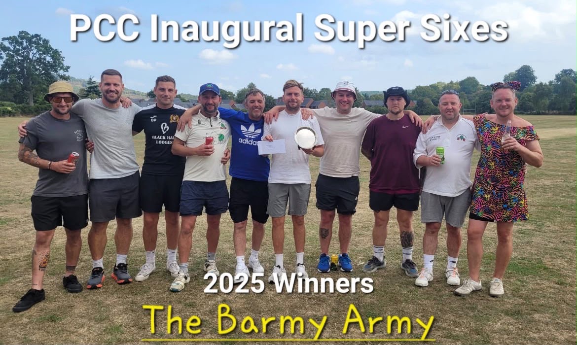The Barmy Army — 2025 PCC Super 6s winners